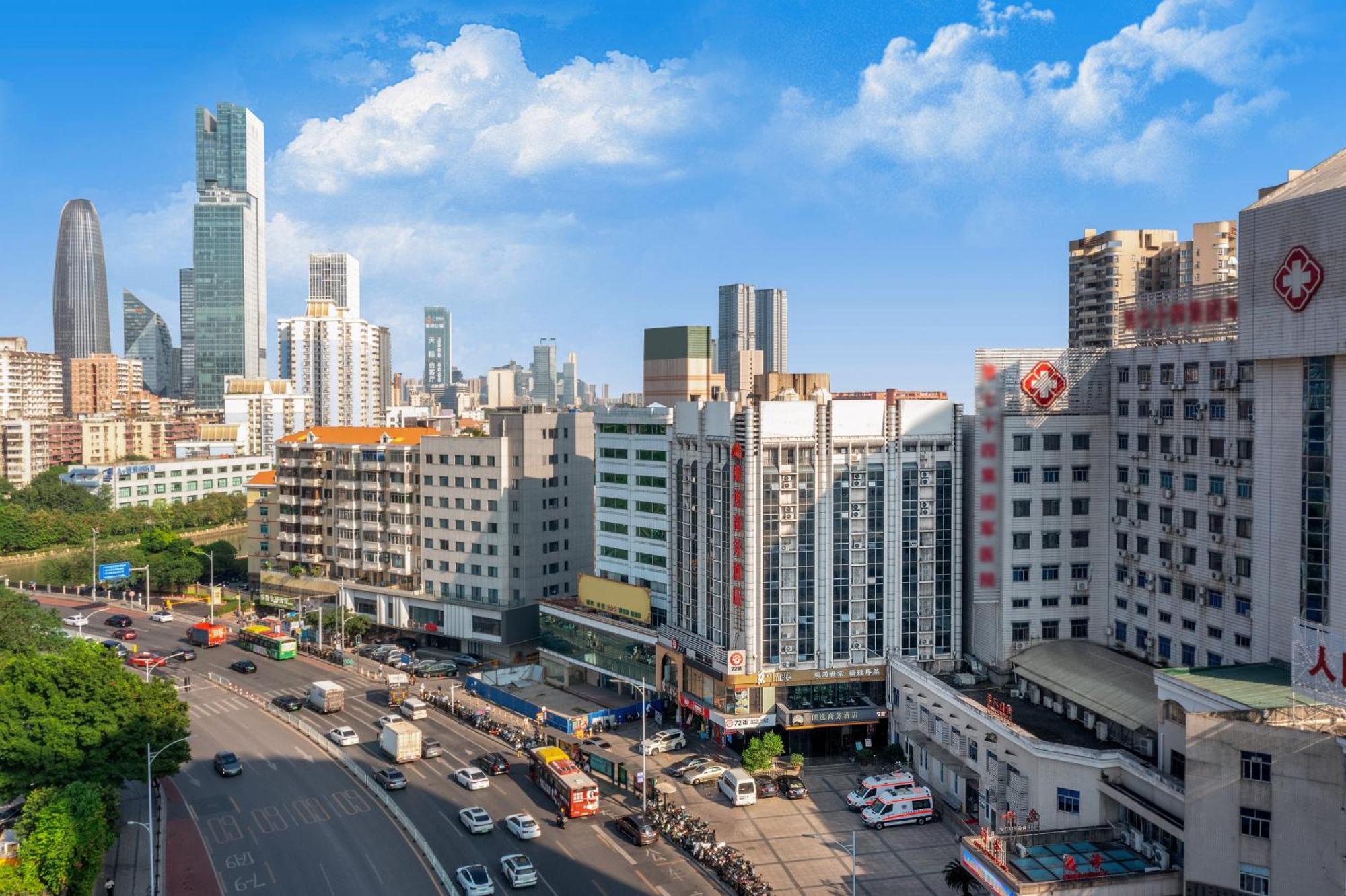 Warm Yes Business Hotel Kanton Exterior foto